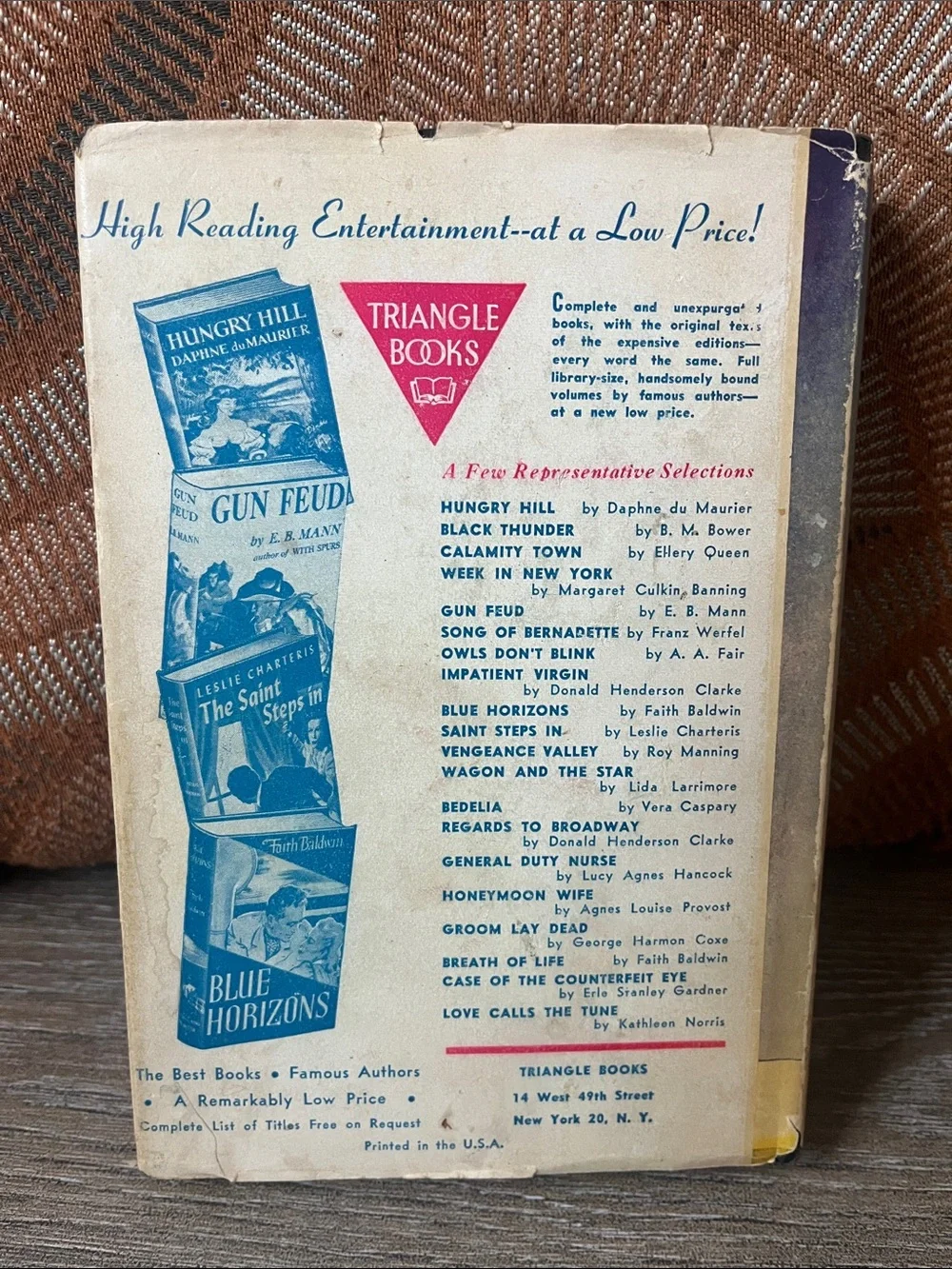 Ace-in-the-Hole Haggarty by R.M. Hankins 1945[First Edition] [Hardcover]